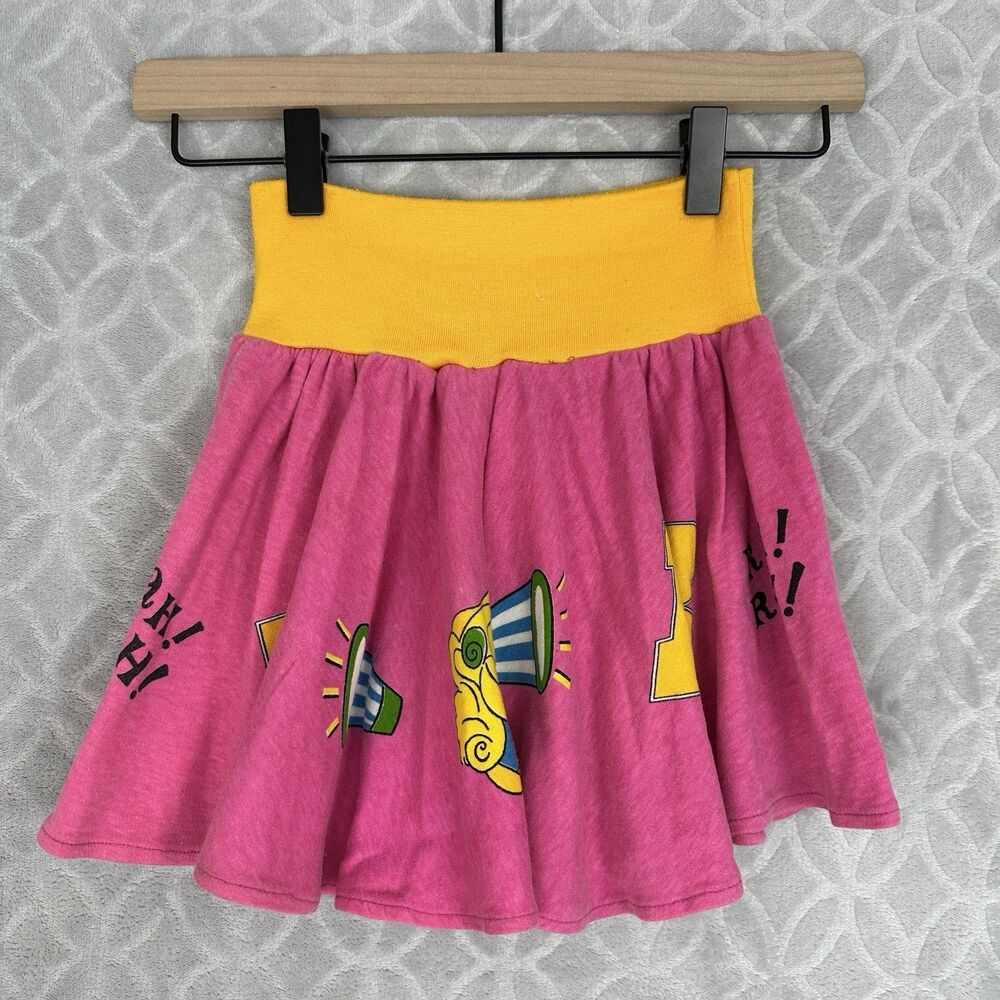 Rare Mattel Barbie for Girls Cheerleading Circle Skirt Costume Small Vtg 80s 90s - Picture 2 of 10